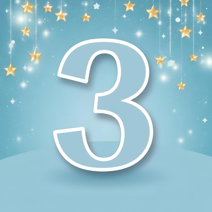 เลข 3 ส่งเสริมพลังแห่งความคิดสร้างสรรค์